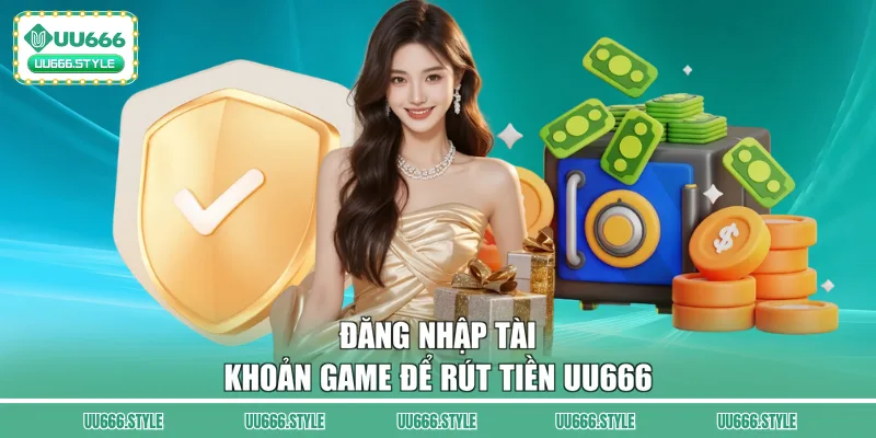 Đăng nhập tài khoản game để rút tiền UU666