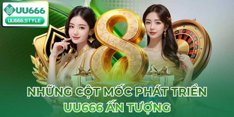 Những cột mốc phát triển UU666 ấn tượng