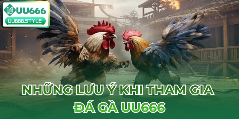 Những lưu ý khi tham gia Đá gà UU666